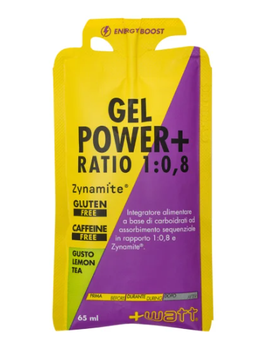+Watt Gel Power+ Ratio 1:0,8  65ml Gusto Lemon Tea