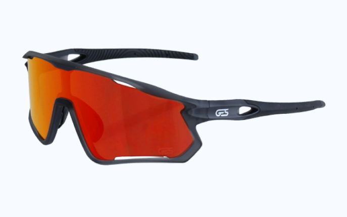 GES Occhiali  Indar Antracite Lente Revo Rosso