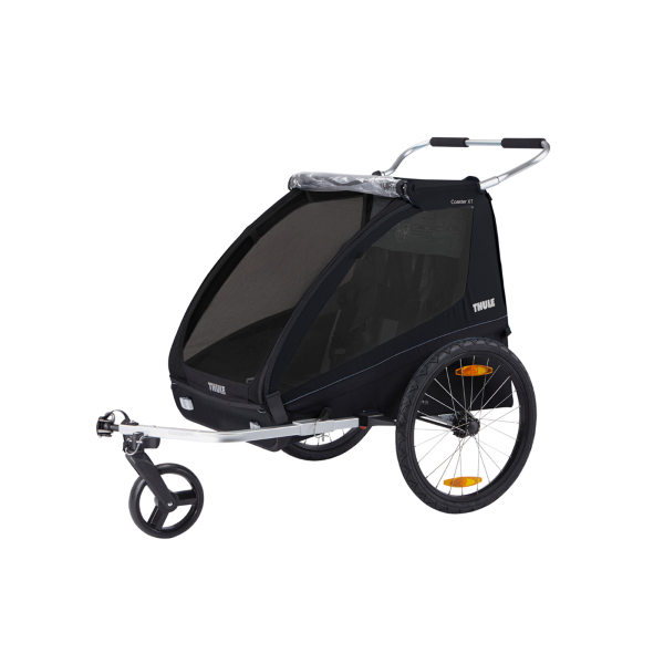THULE Rimorchio bici per bimbi o cani COASTER XT Nero 2 Posti