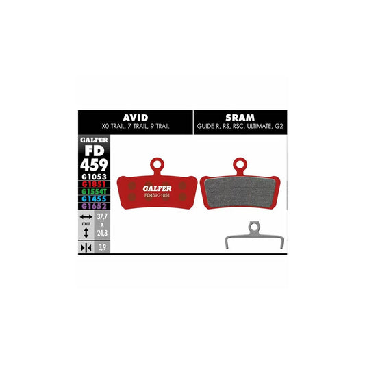 GALFER BIKE Pastiglie Mescola Rossa Advanced sram guide R / RS