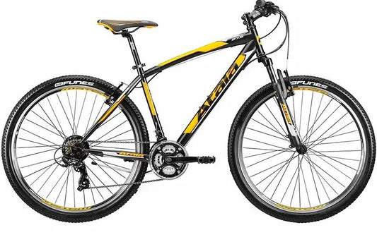 Atala Starfighter 27.5" Shimano Tourney 21V, Nero/Arancio Opaco
