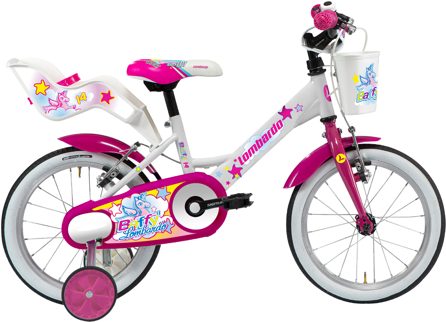 Lombardo Baffy 14" Bicicletta Bambina