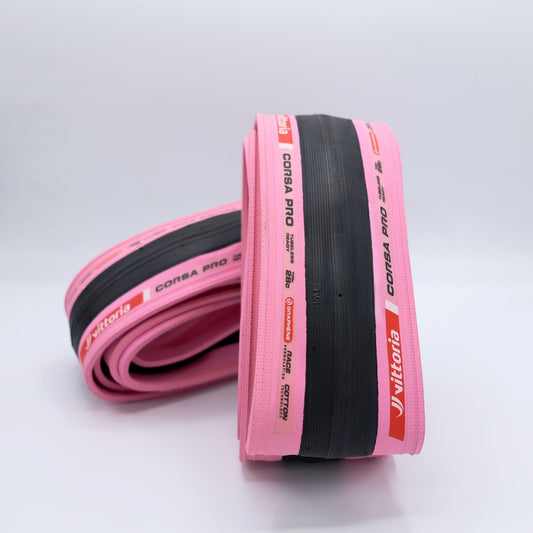 Vittoria Copertoncino Corsa Pro TLR  700x28C 28-622  Rosa Limited Edition