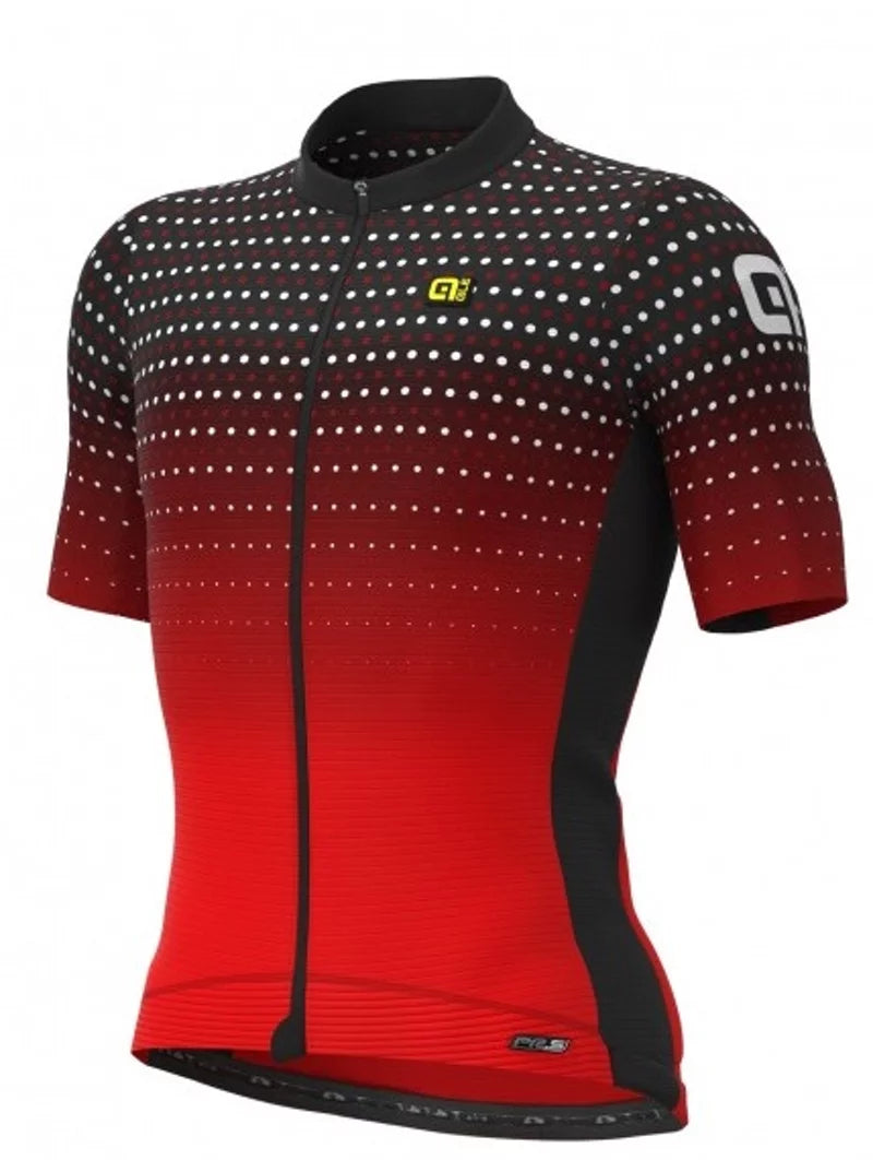 Ale' Maglia Estiva PR-S-Bullet Nero-Rosso