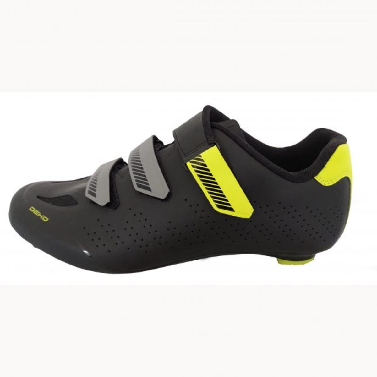 Deko Scarpe Road 3 strappi Nero Giallo RC280027A