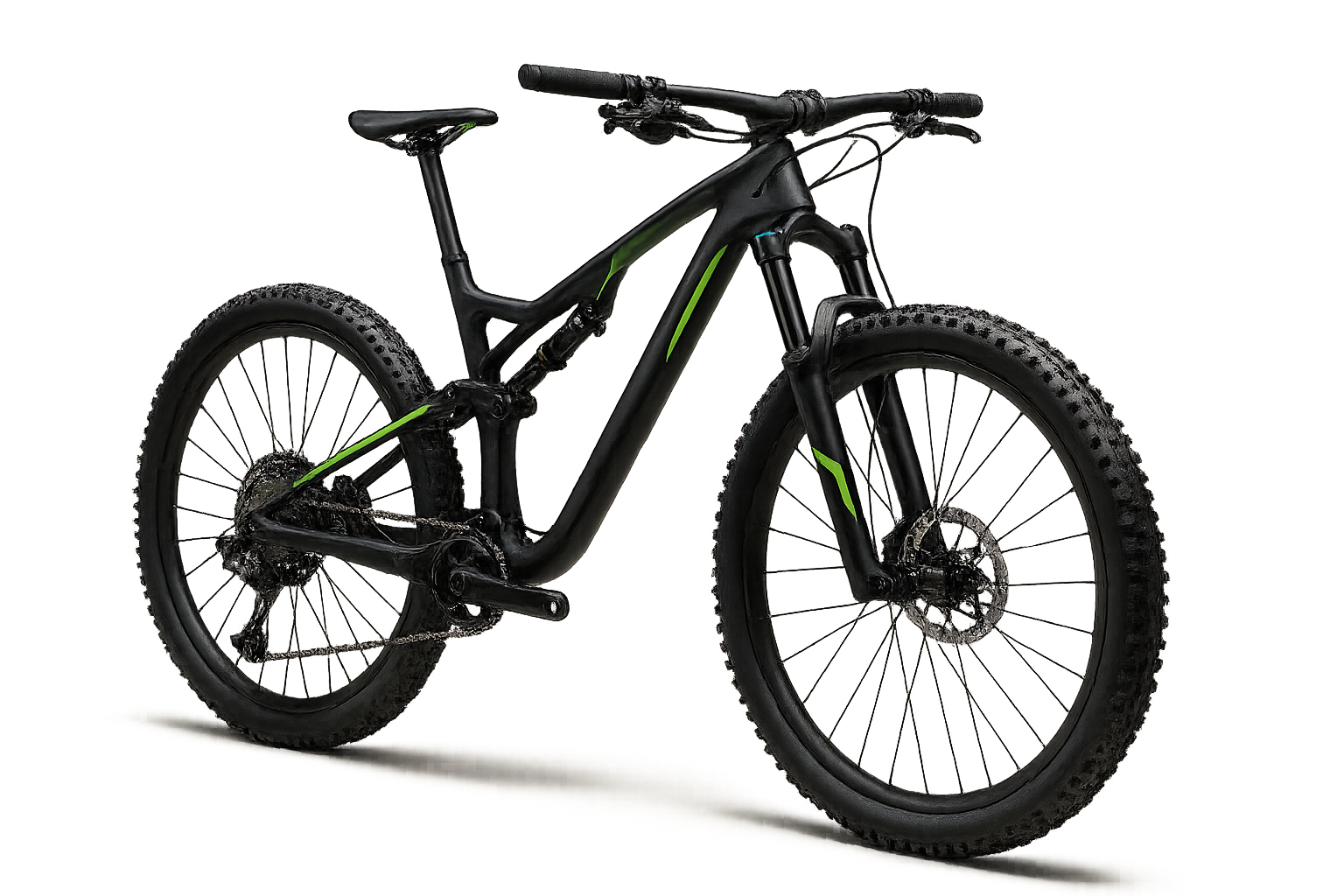 immagine di una mountain bike super professionale con sfondo trasparente