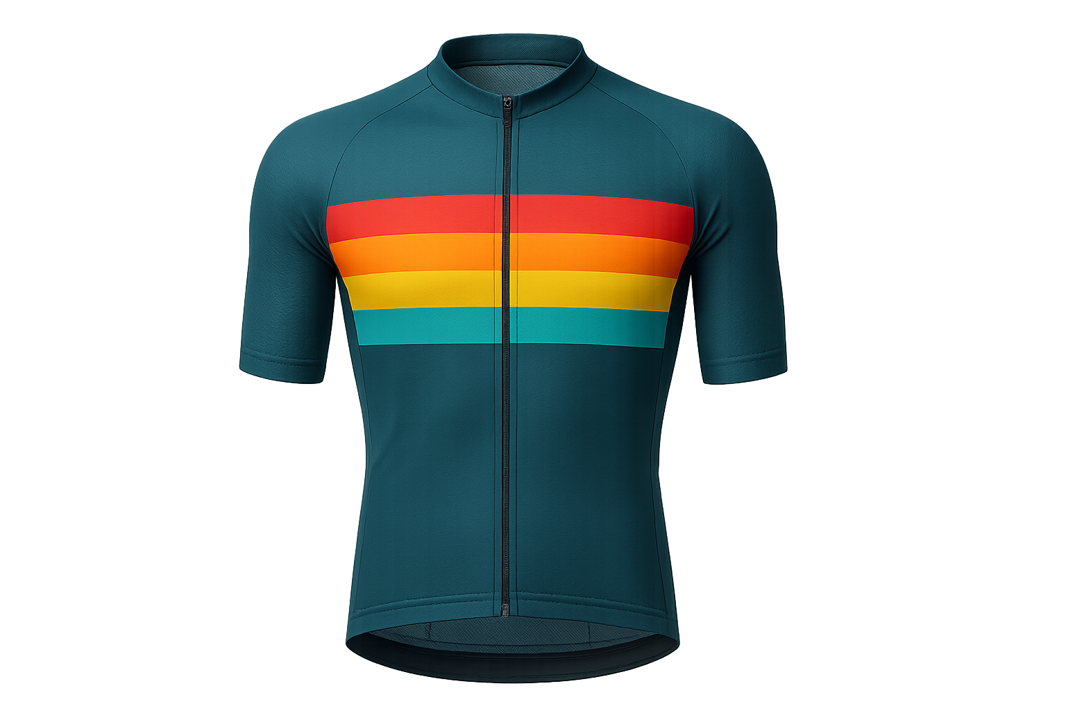 maglia ciclista su sfondo trasparente