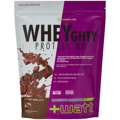 +Watt Wheyghty Protein 80 Cioccolato 750gr