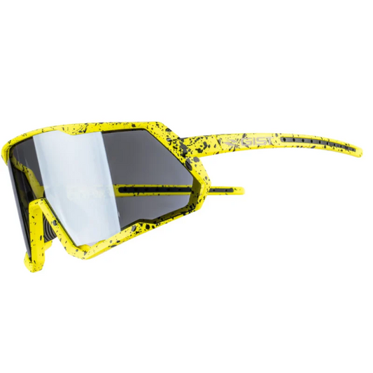 Gist Occhiali Mask Lente Smoke Giallo Fluo