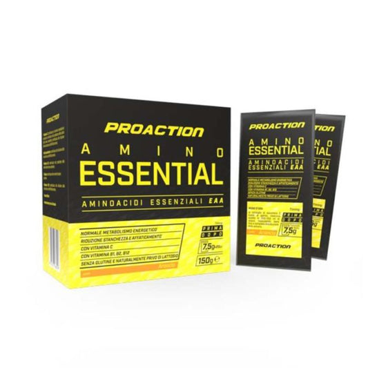 Pro Action amino essential gusto arancia 20 bustine 7,5gr