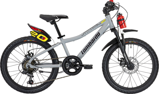 Lombardo Vulcano Pro 20" Bambino 6 Velocità Ammortizzata Freni a Disco