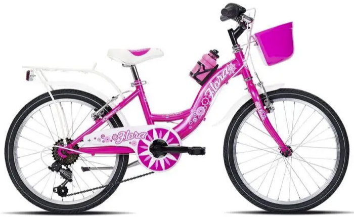 Brera Bicicletta Bambina 20'' Flora 6 Velocità