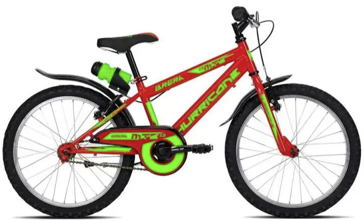 Brera Bicicletta Bambino Mtb 16'' Hurricane Con Rotelle