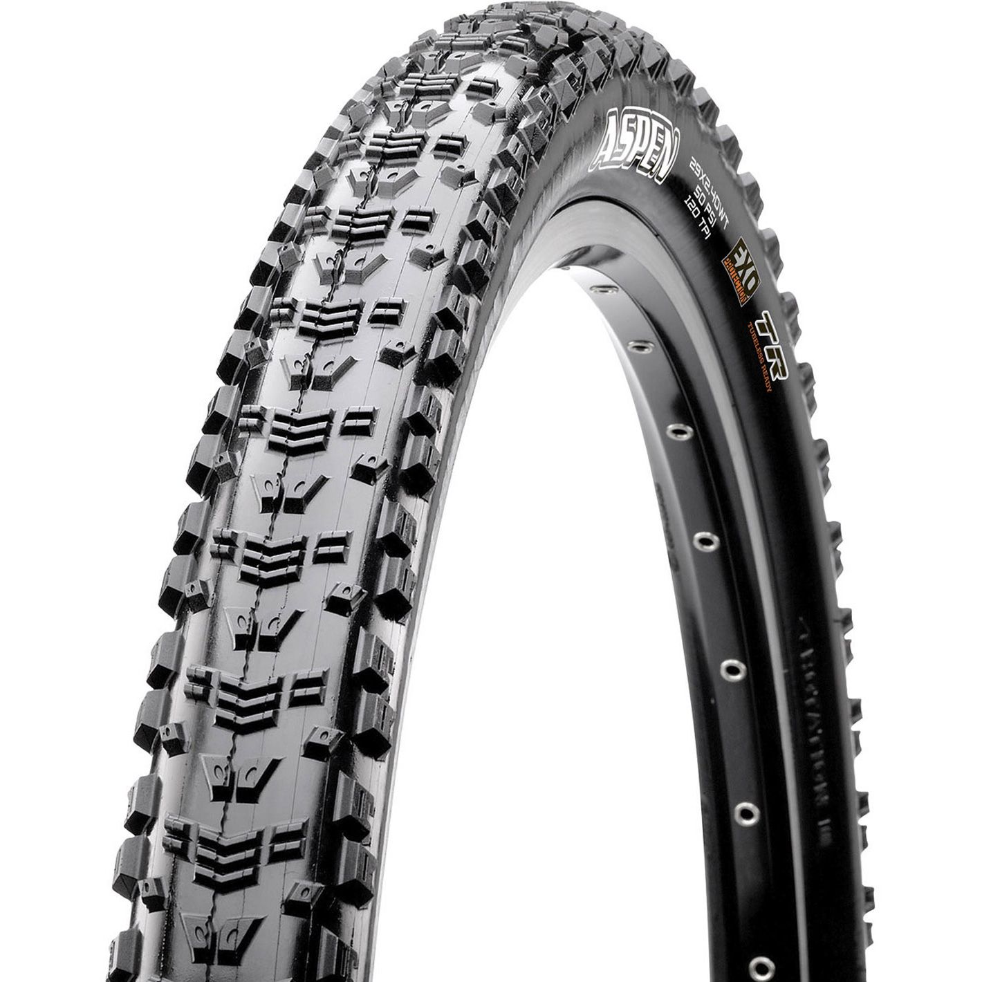 Maxxis Copertone Aspen 29x2.40 Exo TR Pieghevole Nero 120 TPI