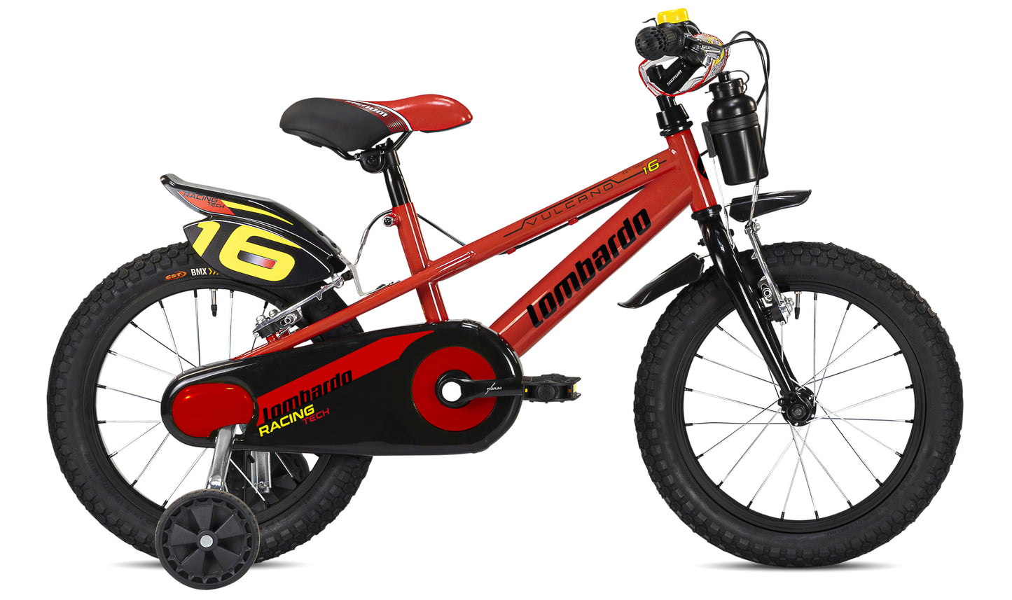 Lombardo Vulcano 16" Mtb Bicicletta Bambino